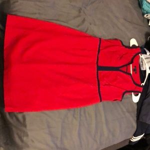 Tommy hillfiger red dress with pockets size 2